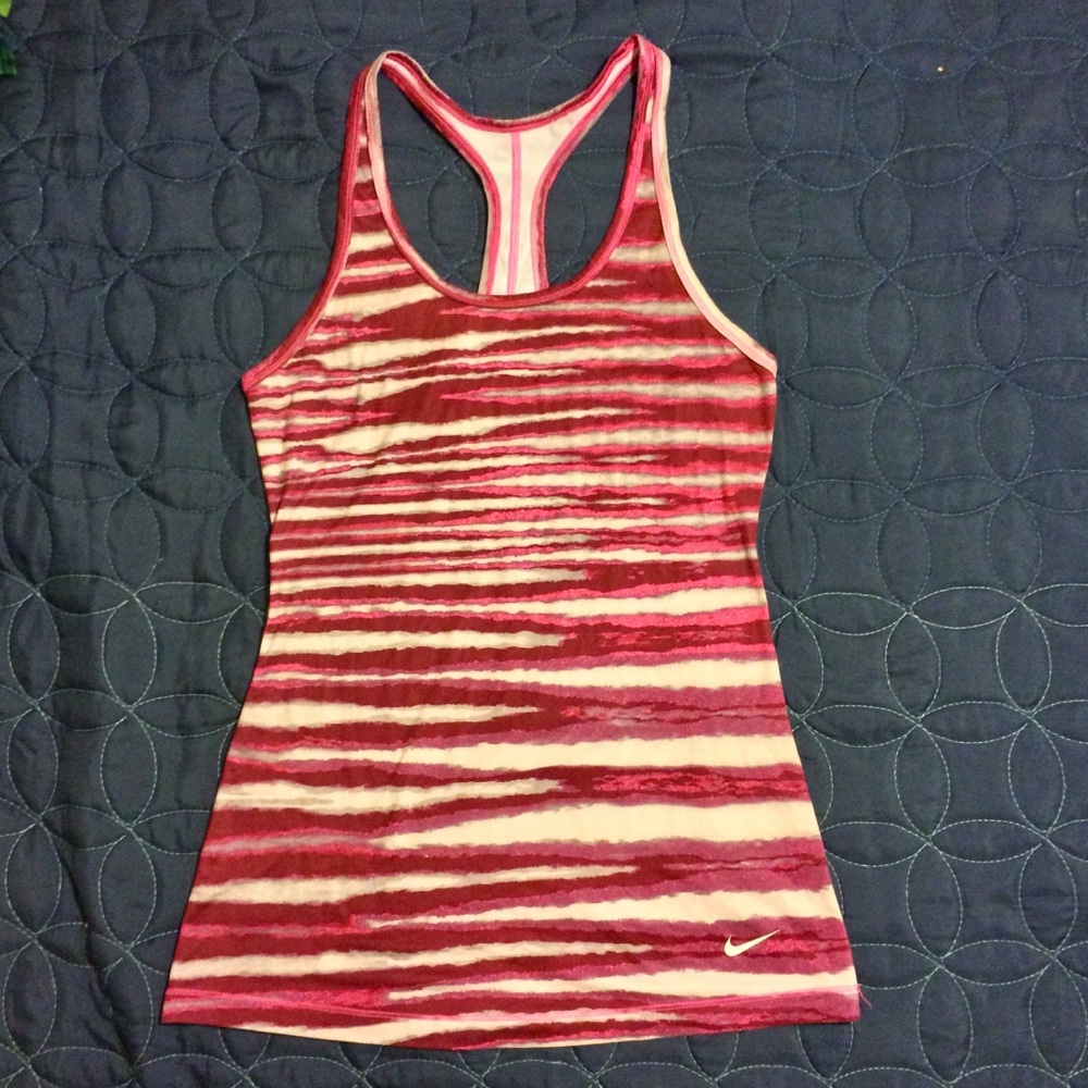 Nike Tiger Dri-FIT Racerback Tank (Women's) pink